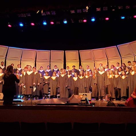 East’s choirs provided a fun and entertaining evening on March 2 in the Norris Cultural Arts Center. Photo courtesy of Lillian Robles