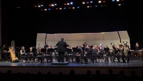 The Wind Ensemble performs a world premiere of Godspeed (2023) by Julie Giroux as the final piece of the concert. Photo credit: Marie de Luna