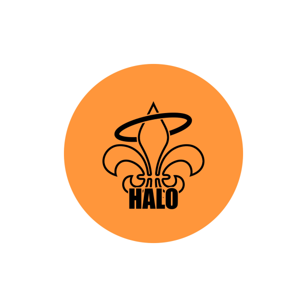 HALO Yearbook’s 2023-2024 logo. Graphic by Yzabelle de Luna.
