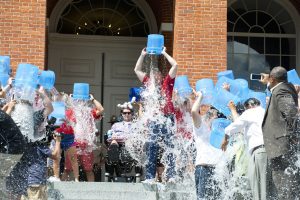 People pour buckets of ice-cold water on themselves to raise awareness about mental health. Photo courtesy of Flickr.