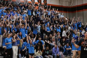 The Juniors show their school spirit at the Homecoming Assembly. Photo courtesy of STCE Flickr.