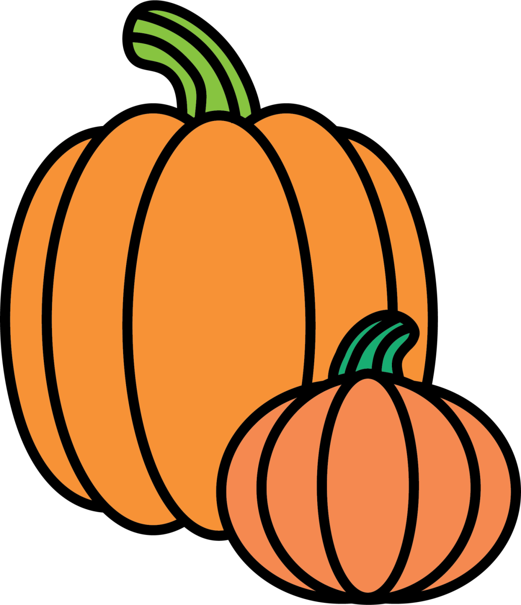 An illustration of pumpkins. Graphic by Hayden Kropp.