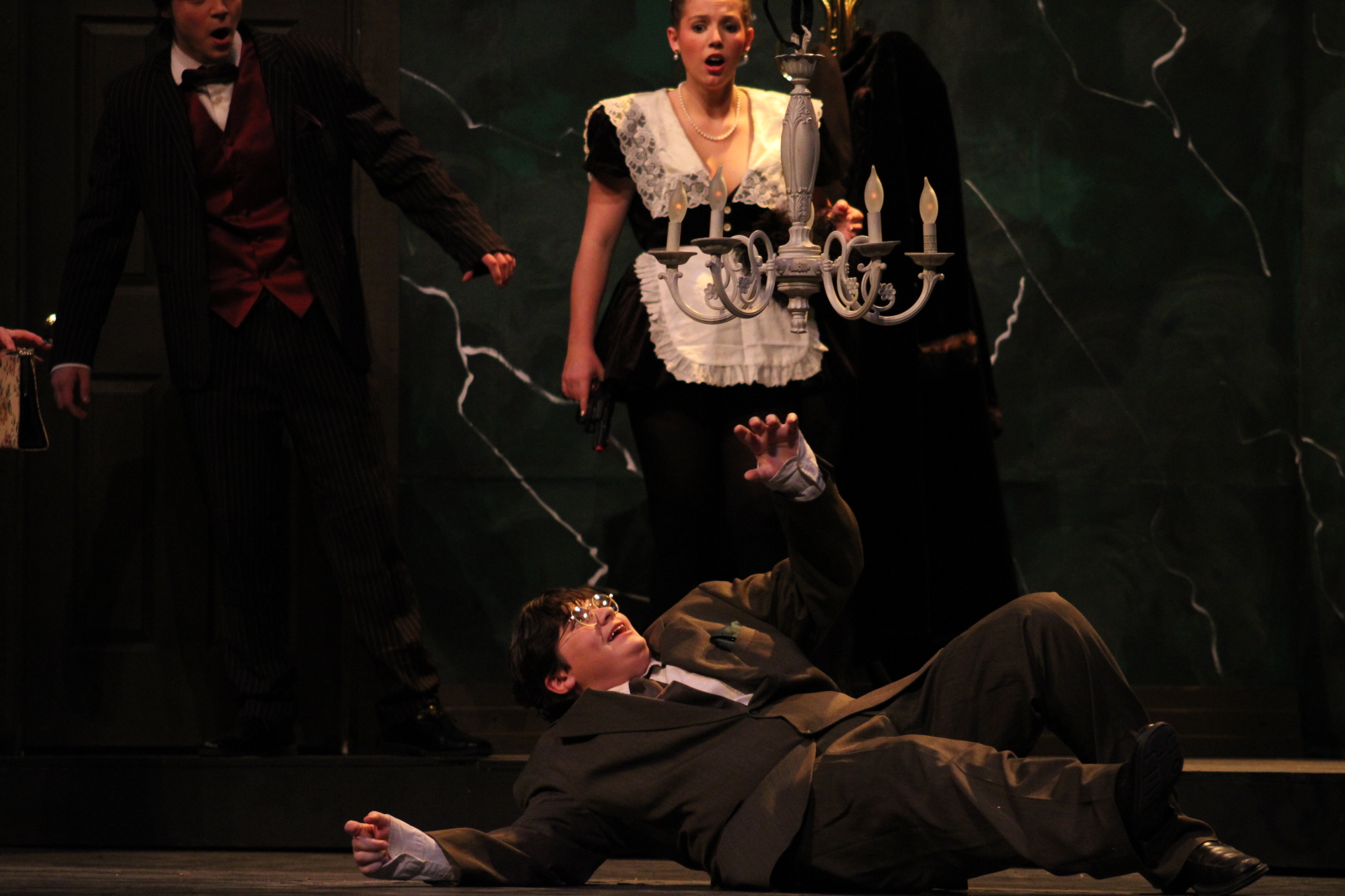 St. Charles East High School's theater department puts on a production of “Clue.”