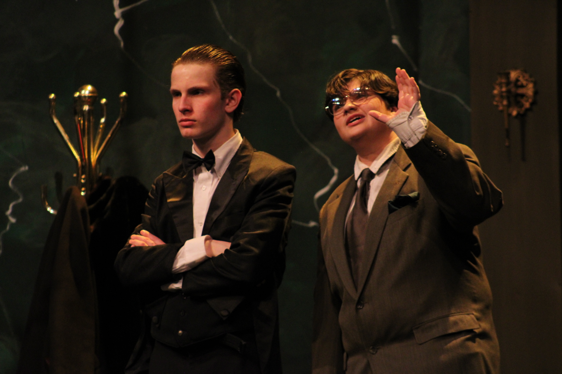 St. Charles East High School's theater department puts on a production of “Clue.”
