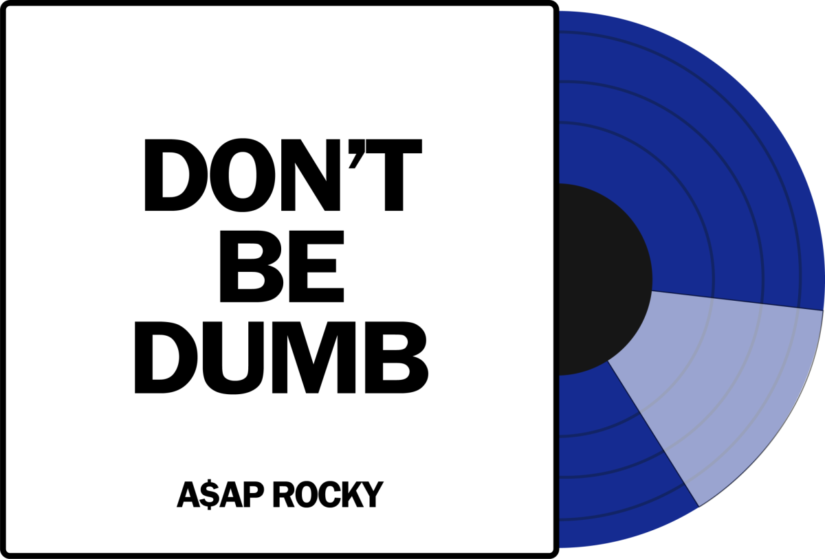 A$AP Rocky’s Album, “DON’T BE DUMB.“ Graphic by Hayden Kropp.