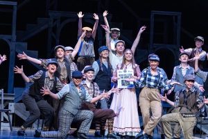 St. Charles Easts, Newsies show. Photo by Robert Martines.