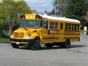 A school bus. Photo courtesy of Wikimedia Commons.